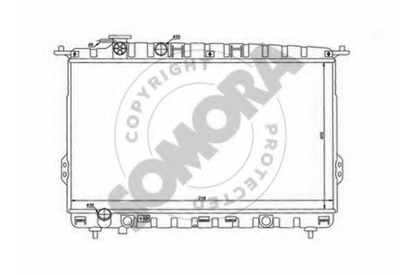 SOMORA 117040 Радиатор, охлаждение двигателя для KIA OPTIMA (Киа Оптима) SOMORA 117040 Радиатор, охлаждение двигателя для KIA OPTIMA (Киа Оптима)