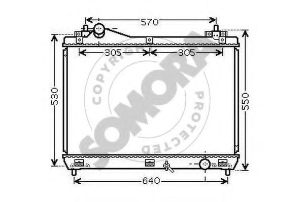 SOMORA 305140 Радиатор, охлаждение двигателя для SUZUKI GRAND NOMADE II (Сузуки Гранд номадэ 2) SOMORA 305140 Радиатор, охлаждение двигателя для SUZUKI GRAND NOMADE II (Сузуки Гранд номадэ 2)