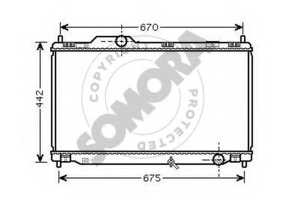 SOMORA 371140 Радиатор, охлаждение двигателя для LEXUS IS II (Лексус Ис 2) SOMORA 371140 Радиатор, охлаждение двигателя для LEXUS IS II (Лексус Ис 2)