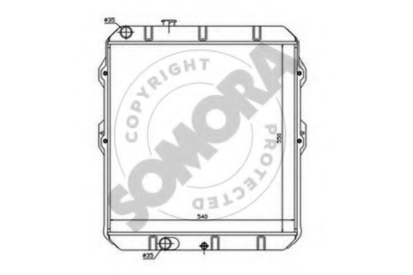 SOMORA 318740 Радиатор, охлаждение двигателя для TOYOTA HILUX II (Тойота/тоета Хилуx 2) SOMORA 318740 Радиатор, охлаждение двигателя для TOYOTA HILUX II (Тойота/тоета Хилуx 2)