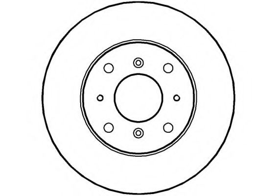 NATIONAL NBD061 Тормозной диск для HONDA LEGEND I (Хонда Лэгэнд и) NATIONAL NBD061 Тормозной диск для HONDA LEGEND I (Хонда Лэгэнд и)