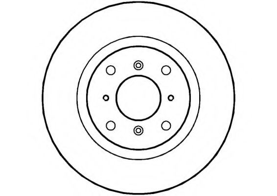 NATIONAL NBD092 Тормозной диск для HONDA LEGEND I (Хонда Лэгэнд и) NATIONAL NBD092 Тормозной диск для HONDA LEGEND I (Хонда Лэгэнд и)