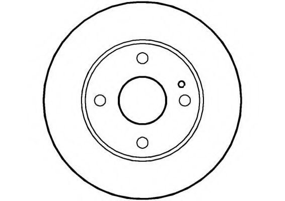 NATIONAL NBD1048 Тормозной диск для MAZDA 323 S VI (Мазда 323 с6) NATIONAL NBD1048 Тормозной диск для MAZDA 323 S VI (Мазда 323 с6)