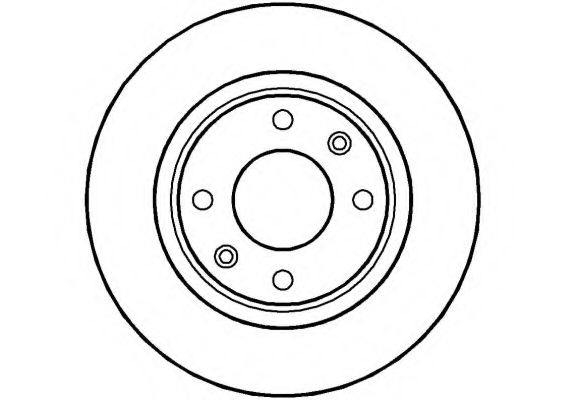NATIONAL NBD1118 Тормозной диск для CITROËN C5 I (CитроËн С5 1) NATIONAL NBD1118 Тормозной диск для CITROËN C5 I (CитроËн С5 1)