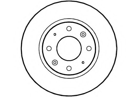 NATIONAL NBD1395 Тормозной диск для KIA SPECTRA (Киа Спэcтра) NATIONAL NBD1395 Тормозной диск для KIA SPECTRA (Киа Спэcтра)