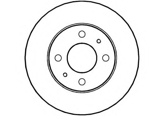 NATIONAL NBD141 Тормозной диск для NISSAN (Ниссан) NATIONAL NBD141 Тормозной диск для NISSAN (Ниссан)