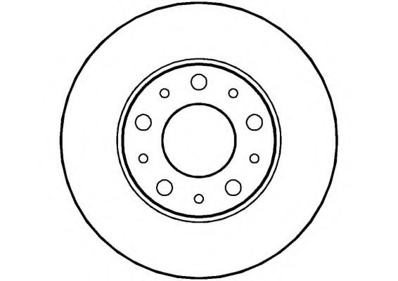 NATIONAL NBD1441 Тормозной диск для FIAT (Фиат)