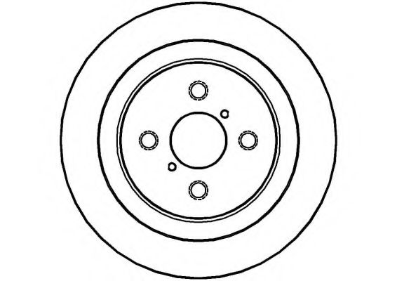 NATIONAL NBD1453 Тормозной диск для TOYOTA YARIS (Тойота/тоета Ярис) NATIONAL NBD1453 Тормозной диск для TOYOTA YARIS (Тойота/тоета Ярис)