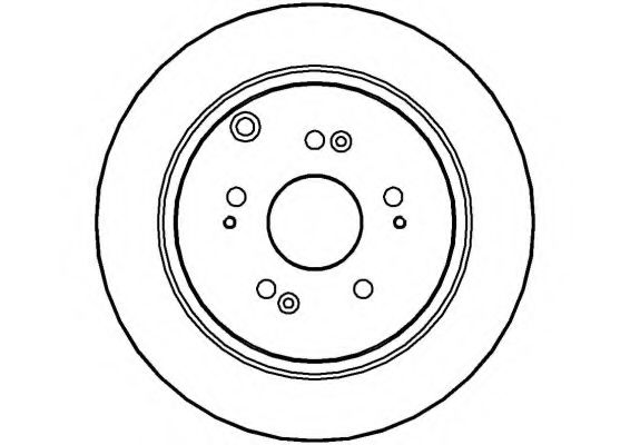 NATIONAL NBD1465 Тормозной диск для HONDA CR-V III (Хонда Срв 3) NATIONAL NBD1465 Тормозной диск для HONDA CR-V III (Хонда Срв 3)