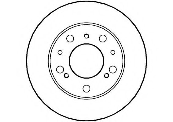 NATIONAL NBD181 Тормозной диск 