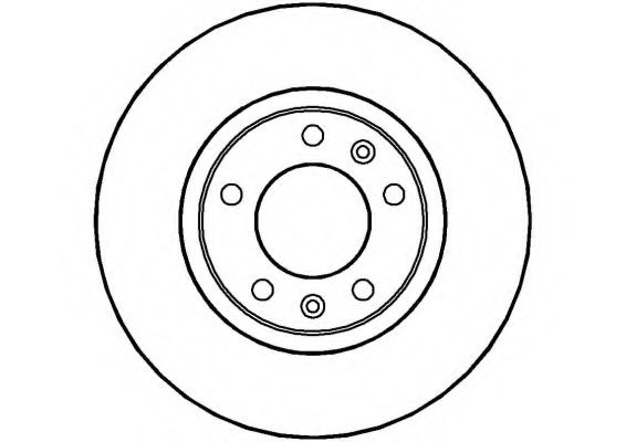 NATIONAL NBD184 Тормозной диск 