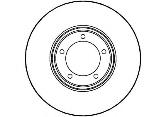 NATIONAL NBD187 Тормозной диск 