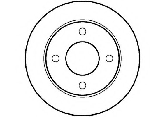 NATIONAL NBD188 Тормозной диск 