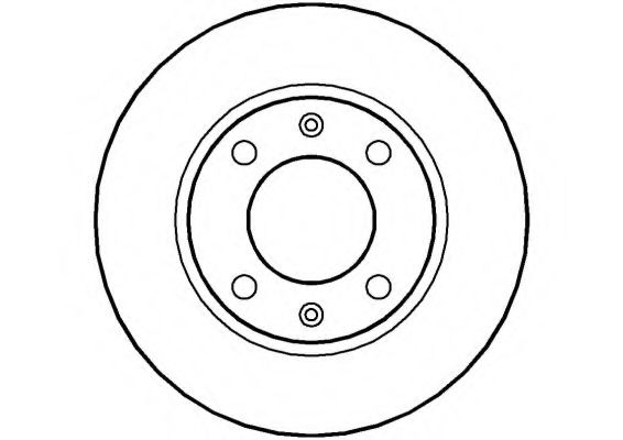 NATIONAL NBD198 Тормозной диск 
