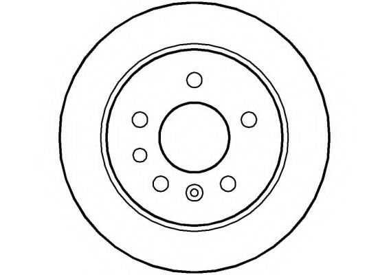 NATIONAL NBD206 Тормозной диск 
