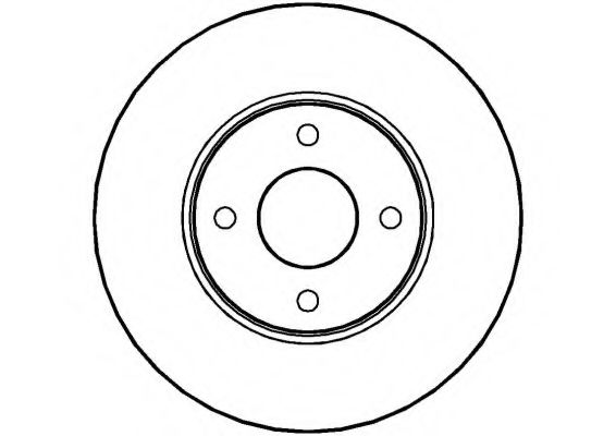 NATIONAL NBD207 Тормозной диск 