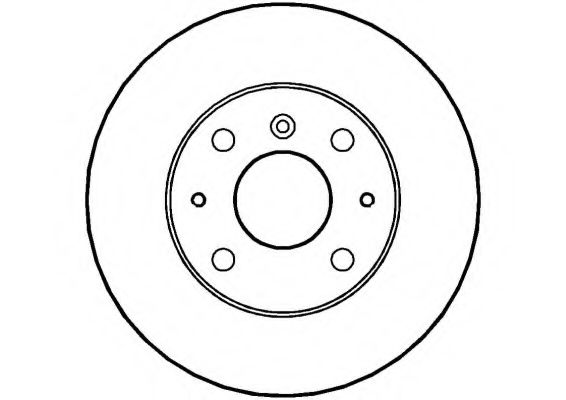 NATIONAL NBD214 Тормозной диск 