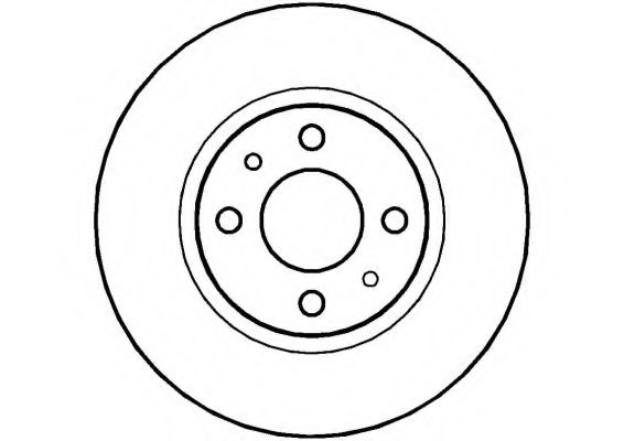 NATIONAL NBD215 Тормозной диск 