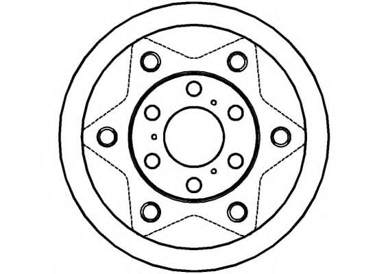 NATIONAL NBD217 Тормозной диск 
