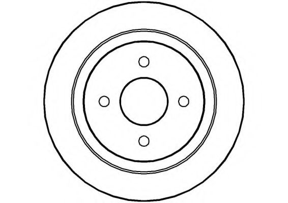 NATIONAL NBD219 Тормозной диск 