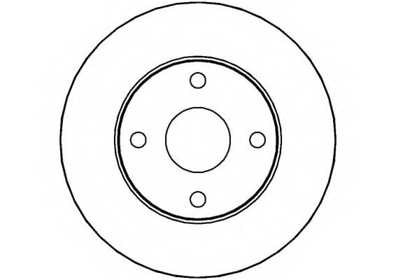 NATIONAL NBD228 Тормозной диск 