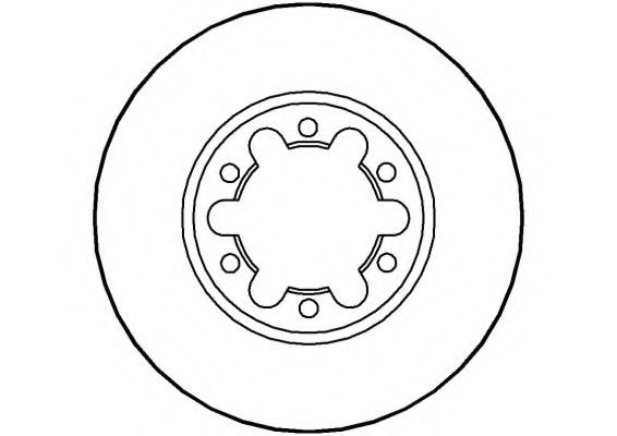 NATIONAL NBD231 Тормозной диск 