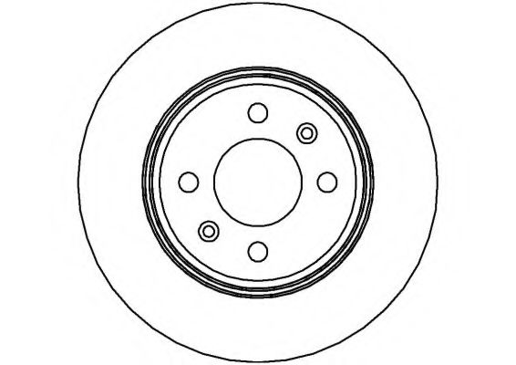 NATIONAL NBD247 Тормозной диск 