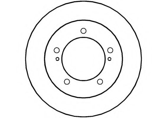 NATIONAL NBD259 Тормозной диск 