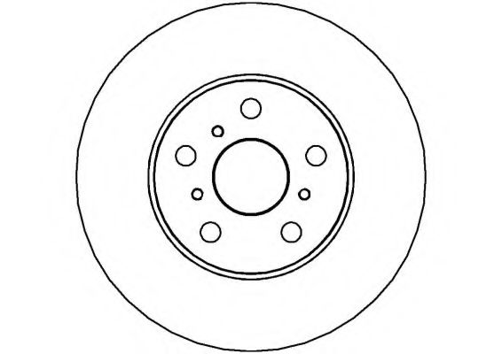 NATIONAL NBD265 Тормозной диск 