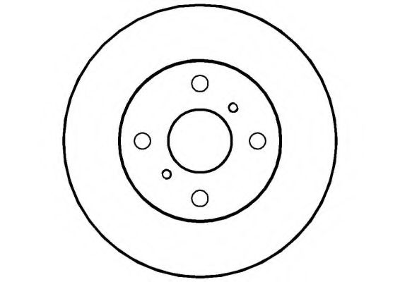 NATIONAL NBD267 Тормозной диск 