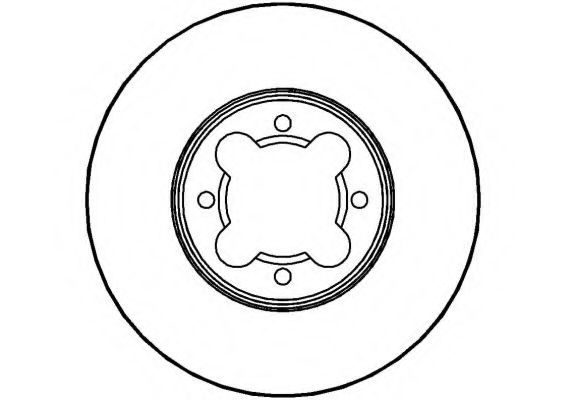NATIONAL NBD269 Тормозной диск 