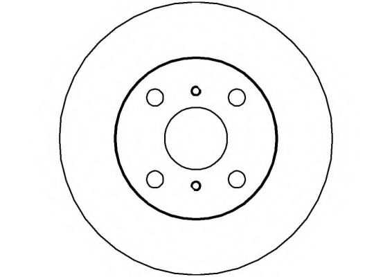 NATIONAL NBD272 Тормозной диск 