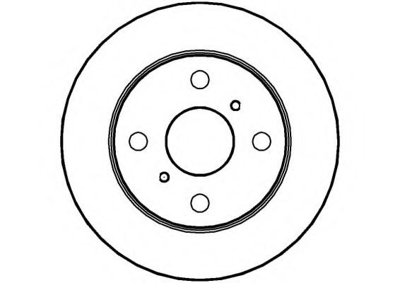 NATIONAL NBD274 Тормозной диск 