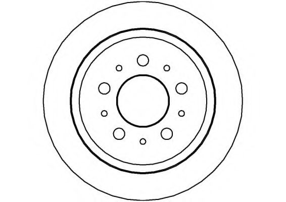 NATIONAL NBD318 Тормозной диск 