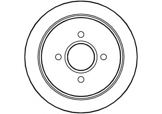 NATIONAL NBD319 Тормозной диск 