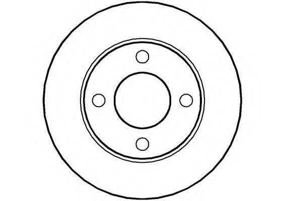 NATIONAL NBD320 Тормозной диск 
