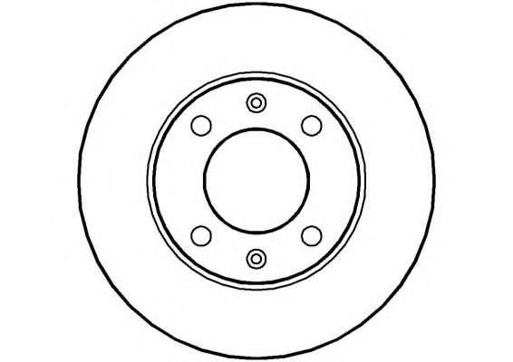NATIONAL NBD328 Тормозной диск 