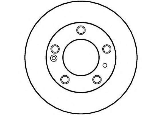 NATIONAL NBD332 Тормозной диск 