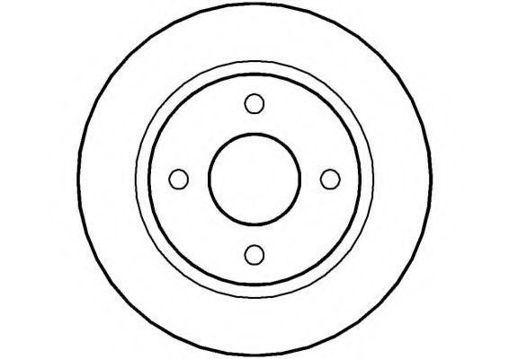 NATIONAL NBD339 Тормозной диск 