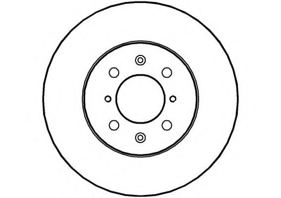NATIONAL NBD350 Тормозной диск 