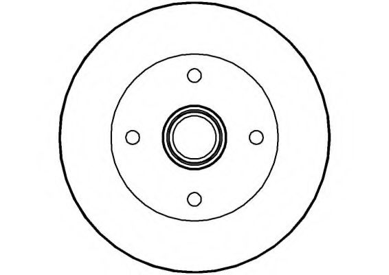 NATIONAL NBD356 Тормозной диск 