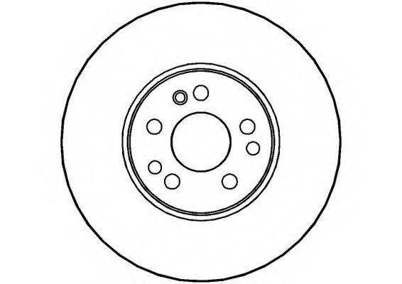 NATIONAL NBD404 Тормозной диск 