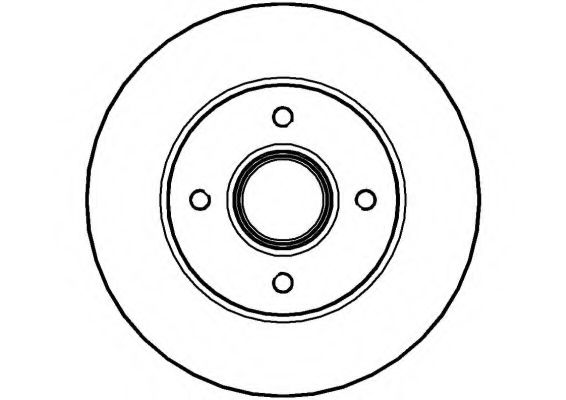 NATIONAL NBD413 Тормозной диск 
