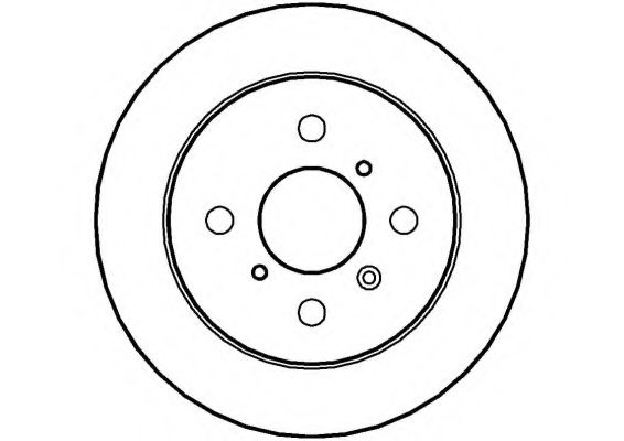 NATIONAL NBD437 Тормозной диск 