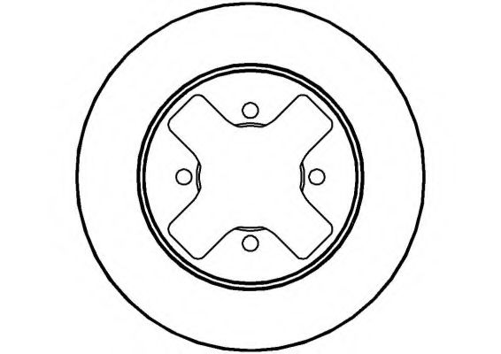 NATIONAL NBD439 Тормозной диск 
