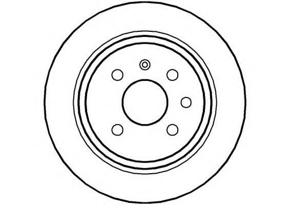 NATIONAL NBD444 Тормозной диск 