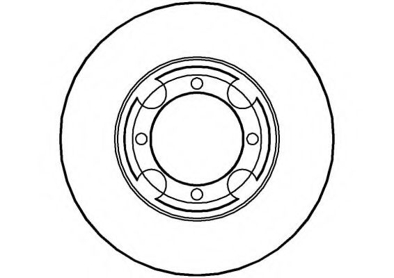NATIONAL NBD446 Тормозной диск 