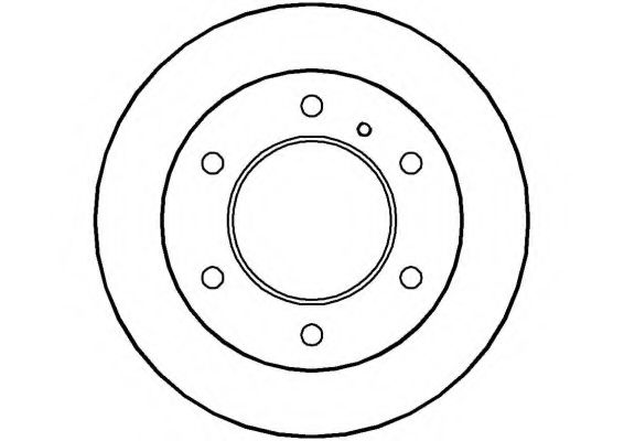 NATIONAL NBD447 Тормозной диск 
