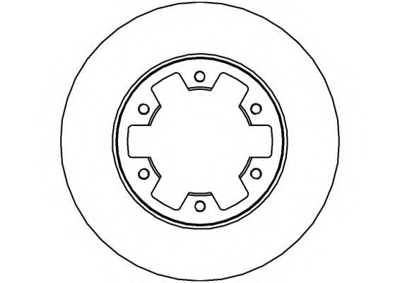 NATIONAL NBD465 Тормозной диск 