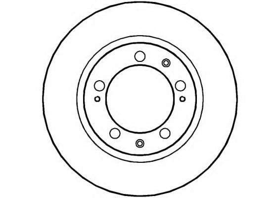 NATIONAL NBD468 Тормозной диск 